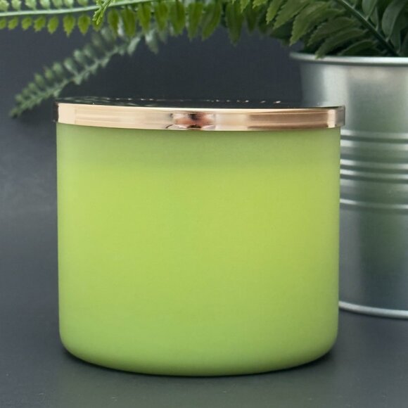 BBW Eucalyptus Mint White Barn Bath & Body Works 3 Wick Candle - Picture 2 of 10